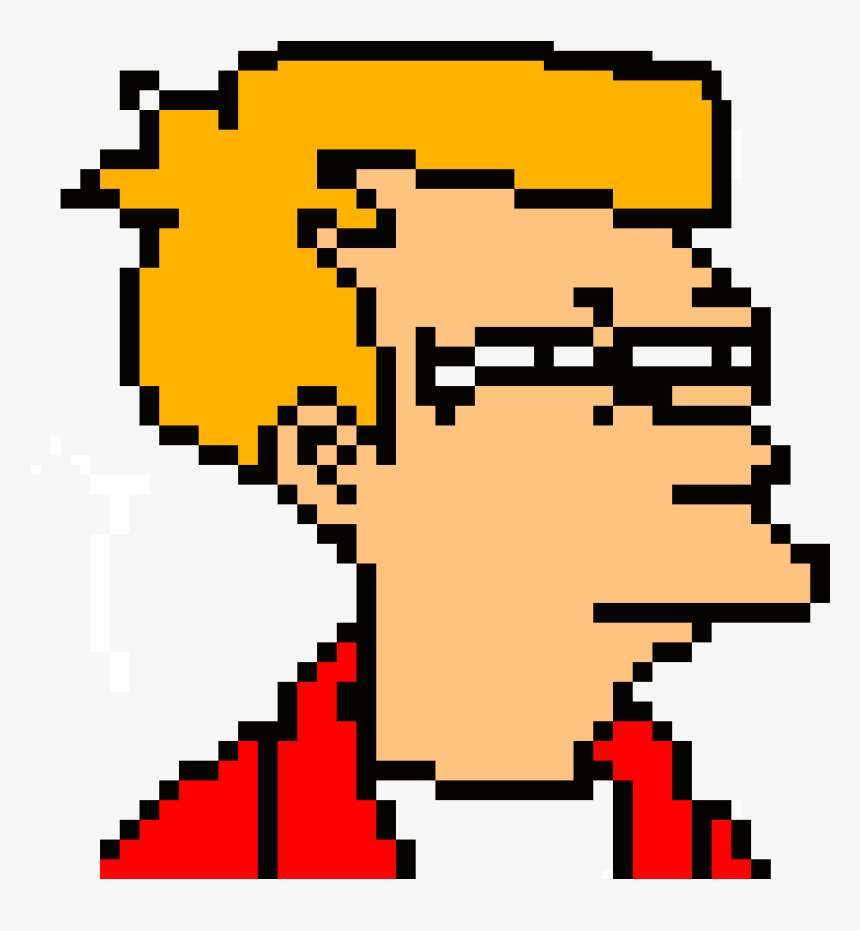 Fry Futurama Not Sure If Meme - Phineas And Ferb Pixel Art, HD Png Download, Free Download