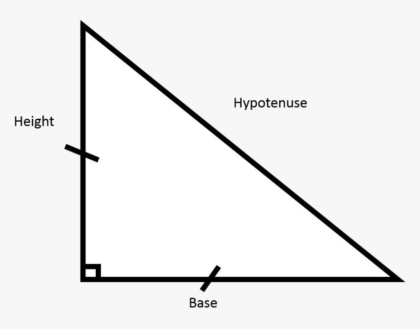 Transparent Right Triangle Png - Белый Прямоугольный Треугольник, Png Download, Free Download