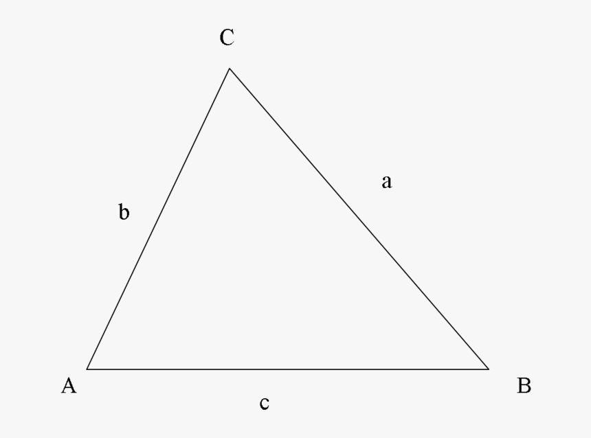 Sides Of A Triangle Abc, HD Png Download, Free Download