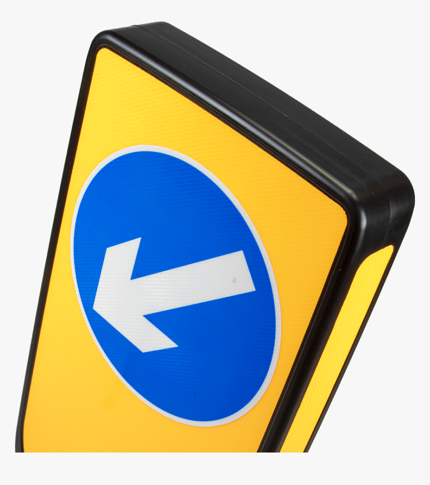 Keep Left Traffic Bollard Evo-n Angle - Traffic Sign, HD Png Download, Free Download