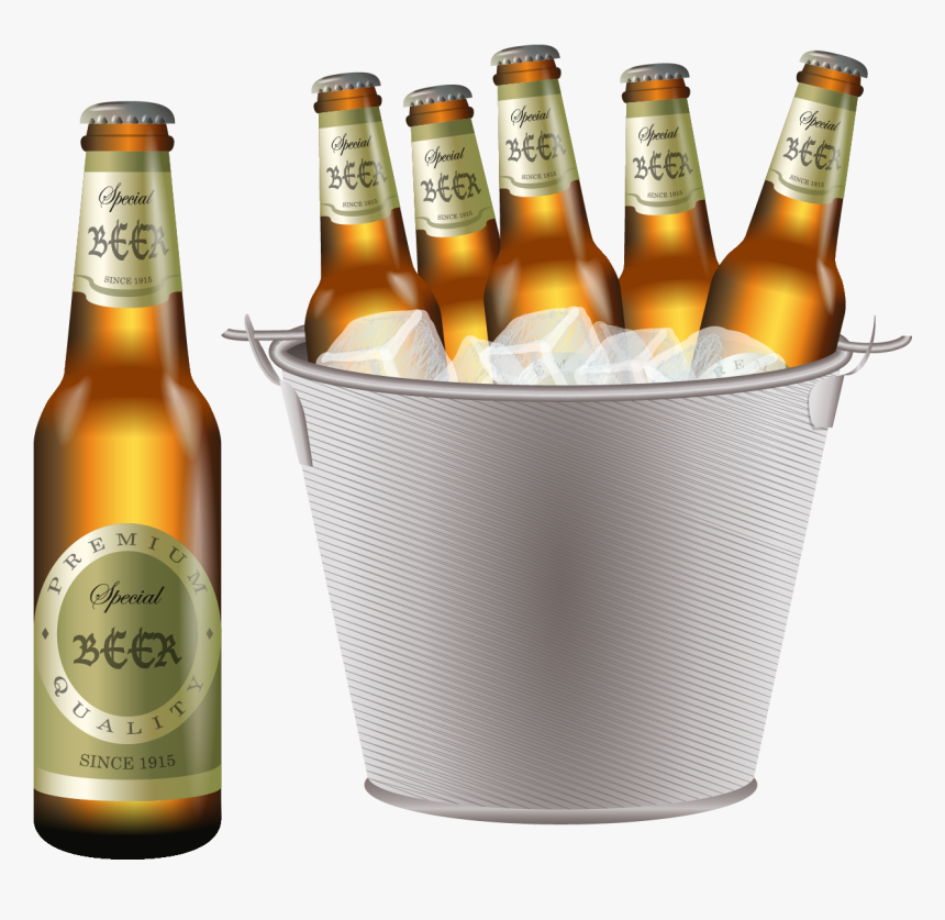 Beer Bucket Png - Beer In A Bucket Png, Transparent Png, Free Download