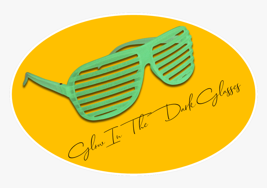 Glow In The Dark Retro Shutter Shades - Goggles, HD Png Download, Free Download