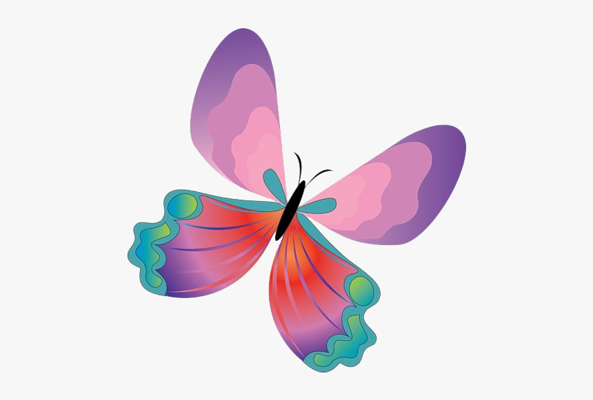 Flying Pink Butterfly Png Image - Butterfly Vector, Transparent Png, Free Download