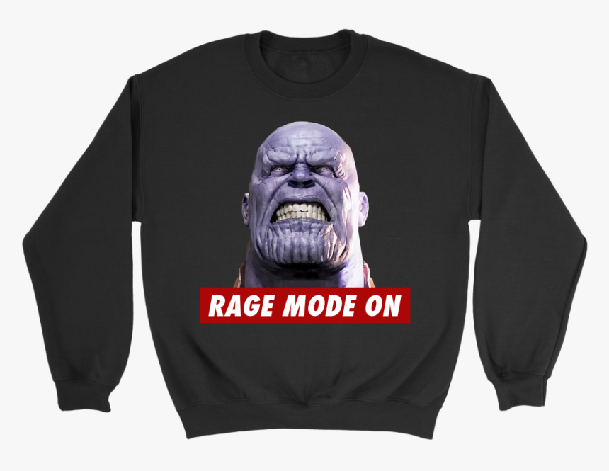 Avengers Infinity War Thanos Rage Mode On T-shirt Hoodie - Sweater, HD Png Download, Free Download