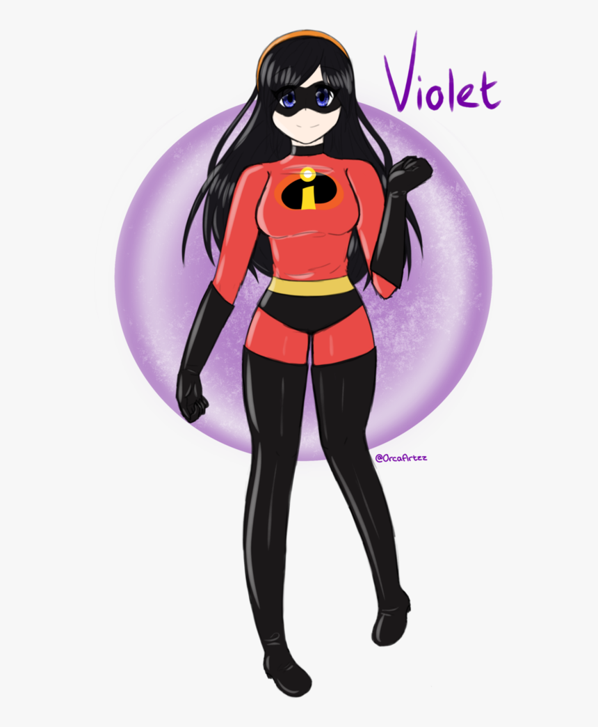 Clip Art Free Library Incredibles Drawing Violet - Cartoon, HD Png Download, Free Download