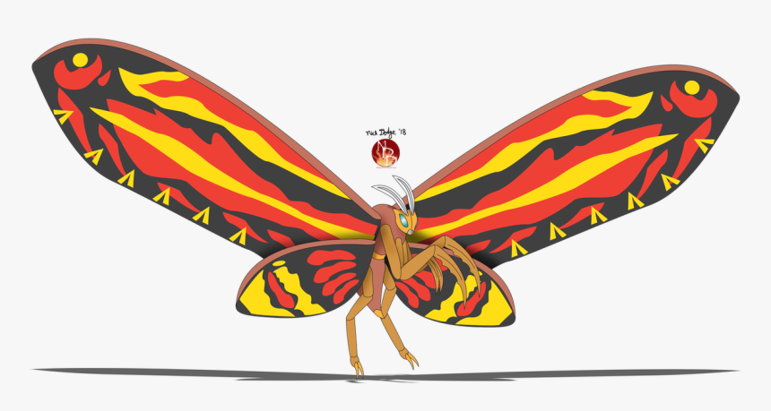 2 Replies 7 Retweets 23 Likes - Legendary Mothra Full Body, HD Png Download, Free Download