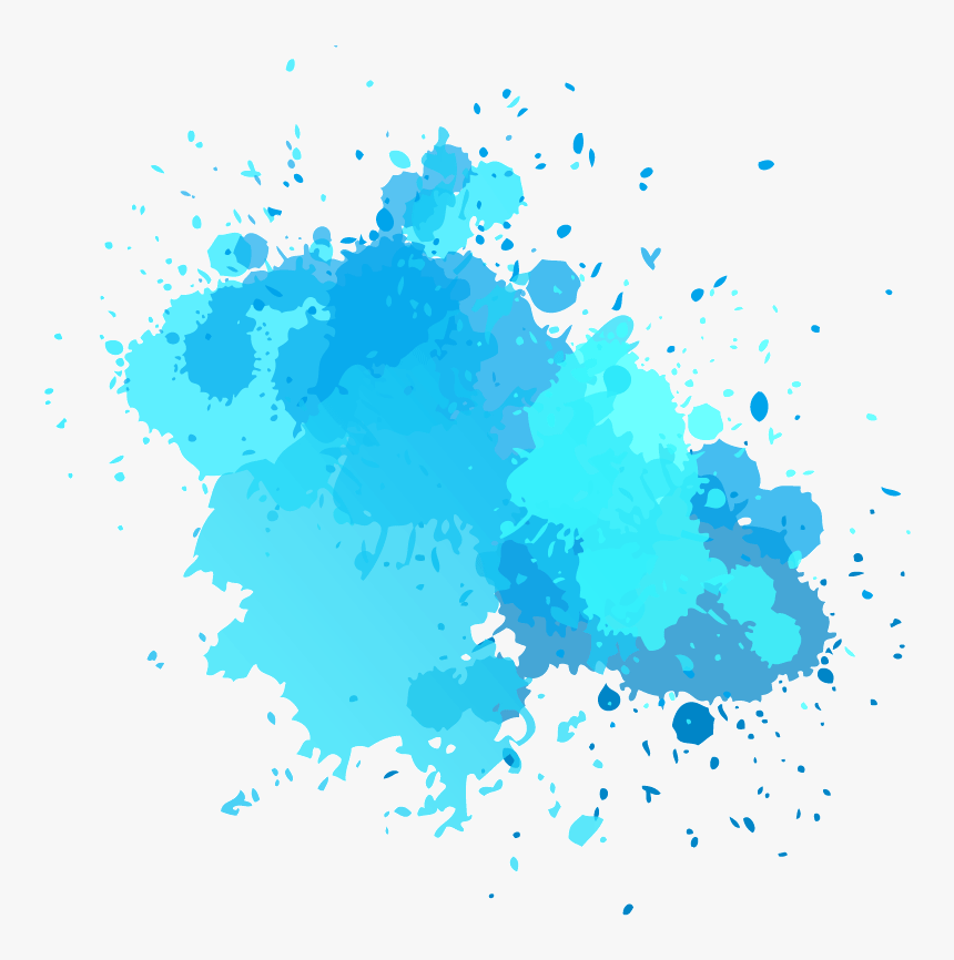 Splash - Transparent Blue Splash Png, Png Download, Free Download