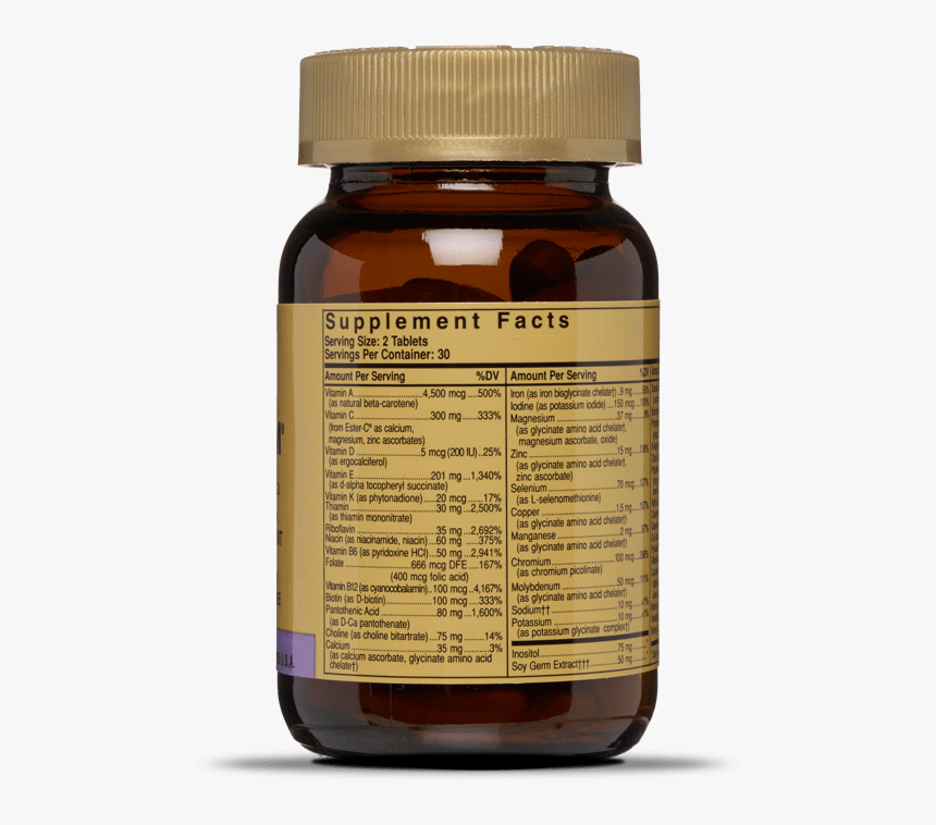 Omnium® Tablets Phytonutrient Complex Multiple Vitamin - Common Tansy, HD Png Download, Free Download