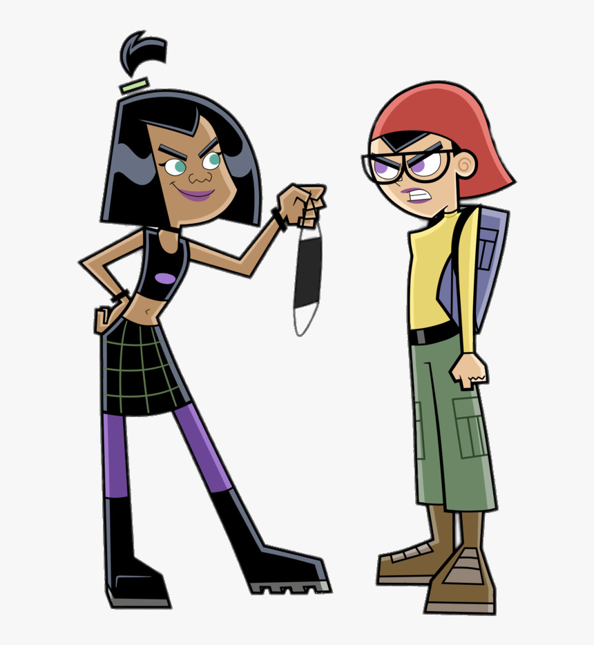 Danny Phantom Characters Sam And Tucker - Sam Manson X Danny Phantom, HD Png Download, Free Download