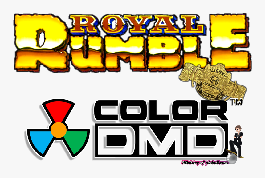 Wwf Royal Rumble Colordmd - Art Theatre Of Magic Pinball, HD Png Download, Free Download