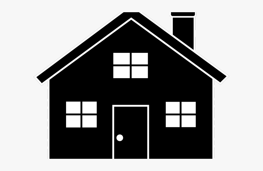 House Vector Art - House Clipart Black, HD Png Download, Free Download