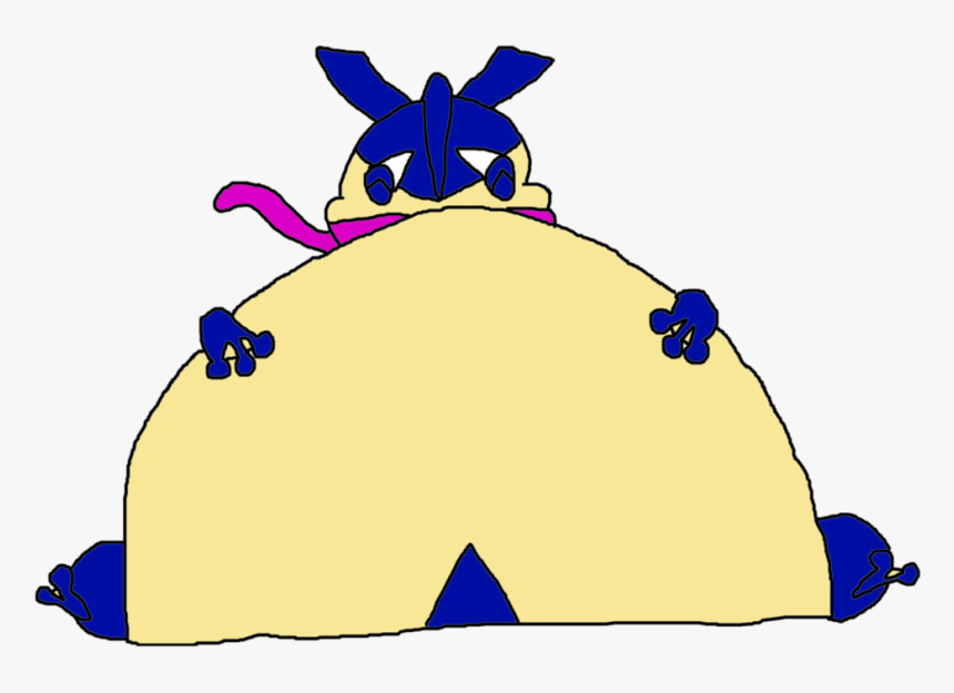 Fat Greninja - De Greninja Gordo, HD Png Download, Free Download