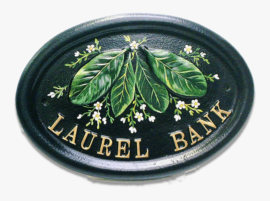 Laurel Leaves House Sign - Tea Plant, HD Png Download, Free Download