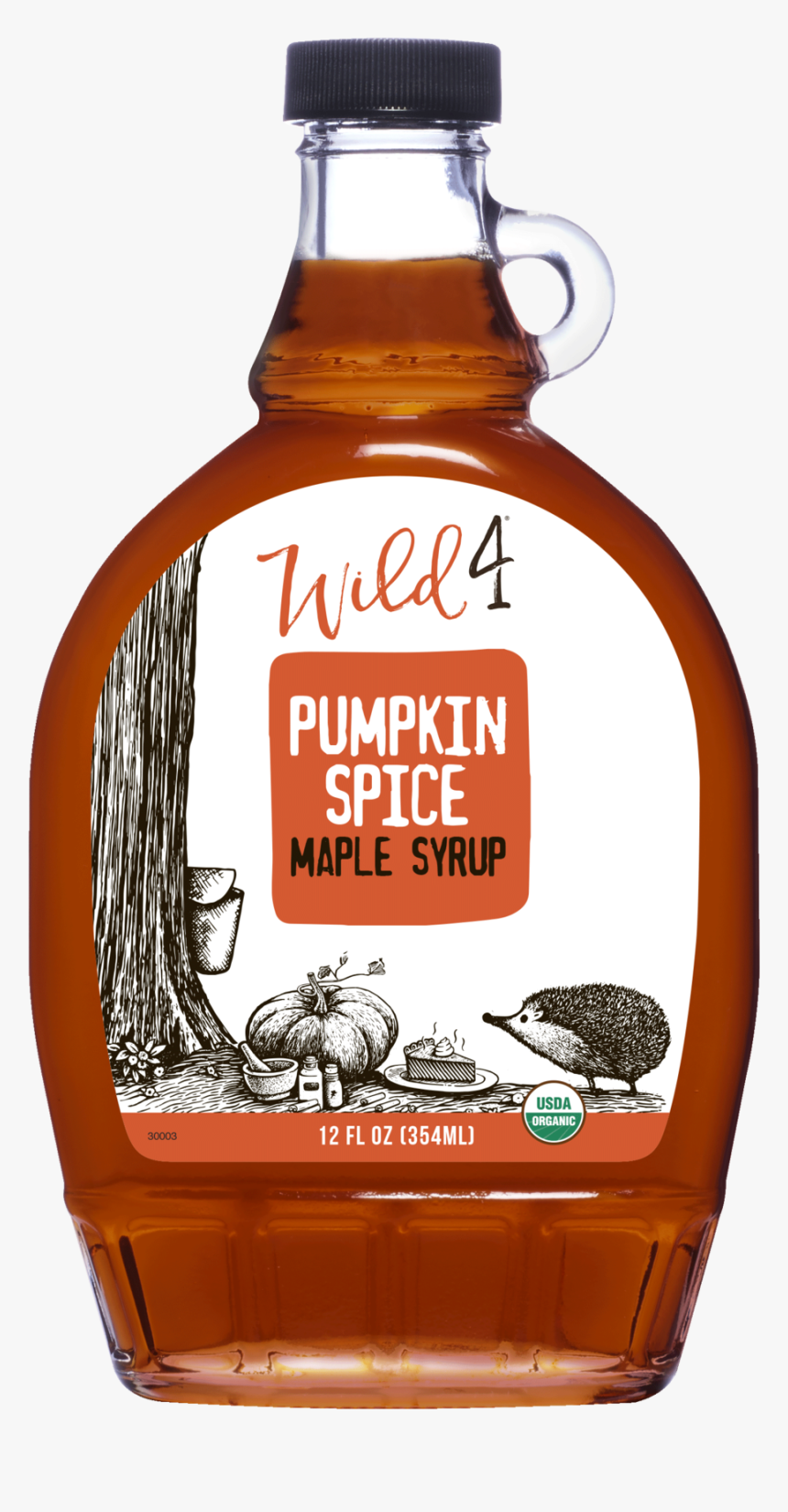 Pumpkin Spice Maple Syrup - Wild4 Pumpkin Spice Maple Syrup, HD Png Download, Free Download