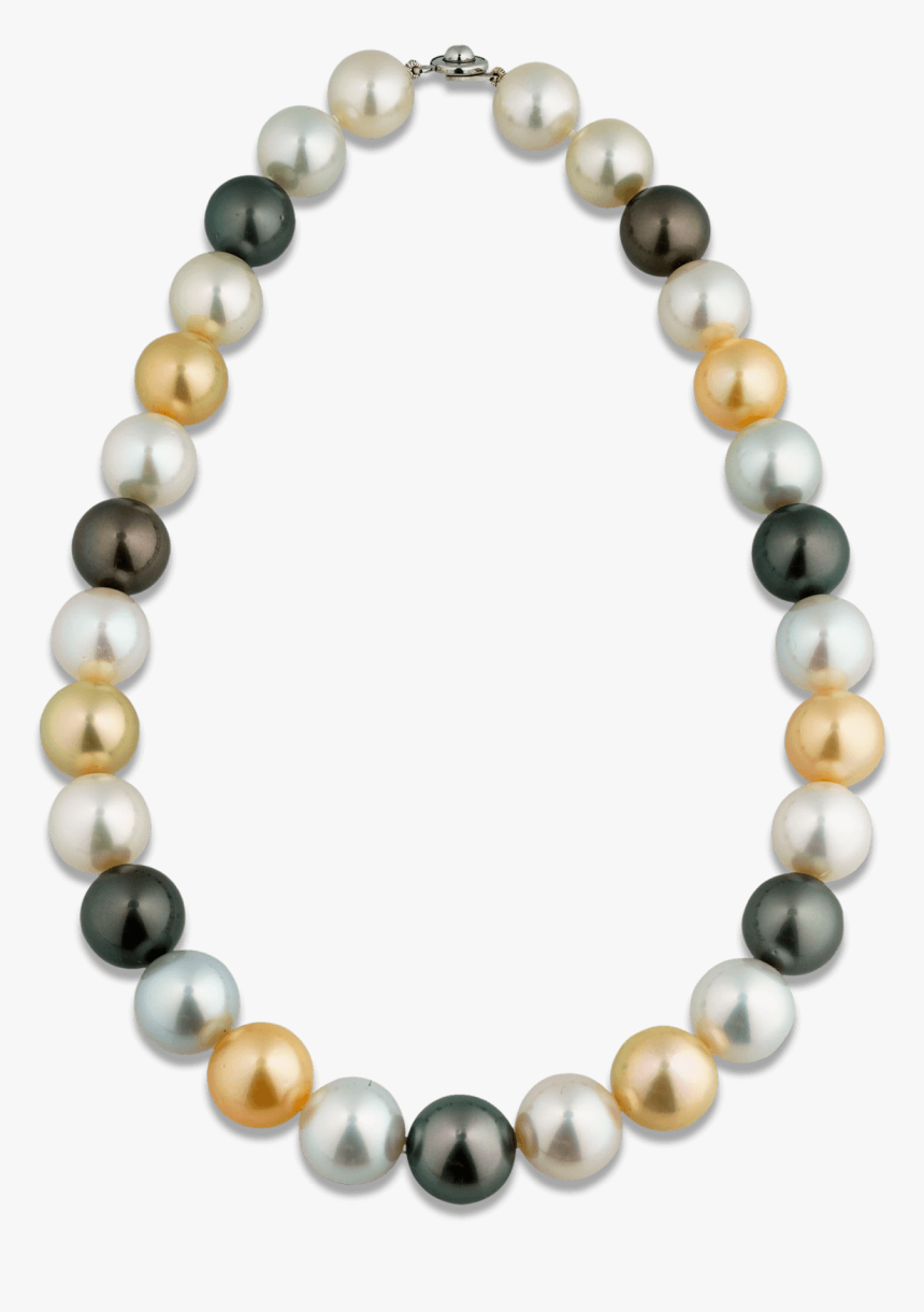 Multi-color South Sea Pearl Necklace - South Sea Pearls, HD Png Download, Free Download