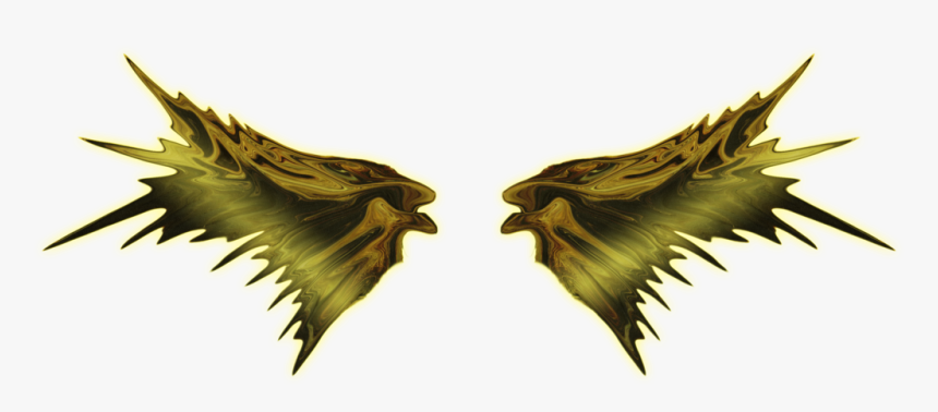 #yellow #gold #dragon #wings #freetoedit - Dragon Wings In Png, Transparent Png, Free Download