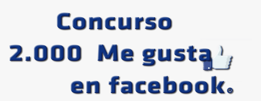 Concurso 2000 Me Gusta , Png Download - Electric Blue, Transparent Png, Free Download