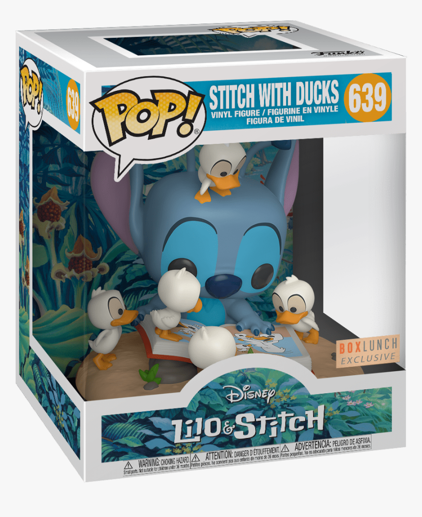 Funko Pop Stitch With Ducks, HD Png Download, Free Download