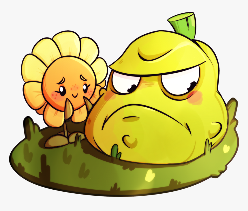 Sunflower X Squash By Call Me Fantasy - Plant Vs Zombie Squash, HD Png Download, Free Download