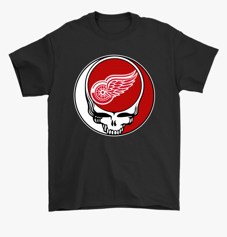 Nhl Team Detroit Red Wings X Grateful Dead Logo Band - Detroit Redwings Grateful Dead Logo, HD Png Download, Free Download