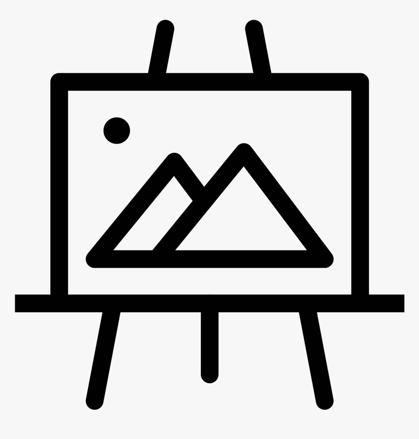 Easel Icon , Png Download - Easel Icon Png, Transparent Png, Free Download