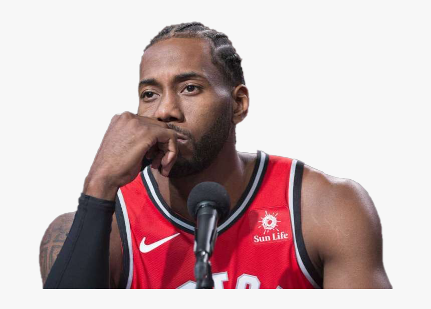 Kawhi Leonard Png Photo - Kawhi Leonard Thinking, Transparent Png, Free Download