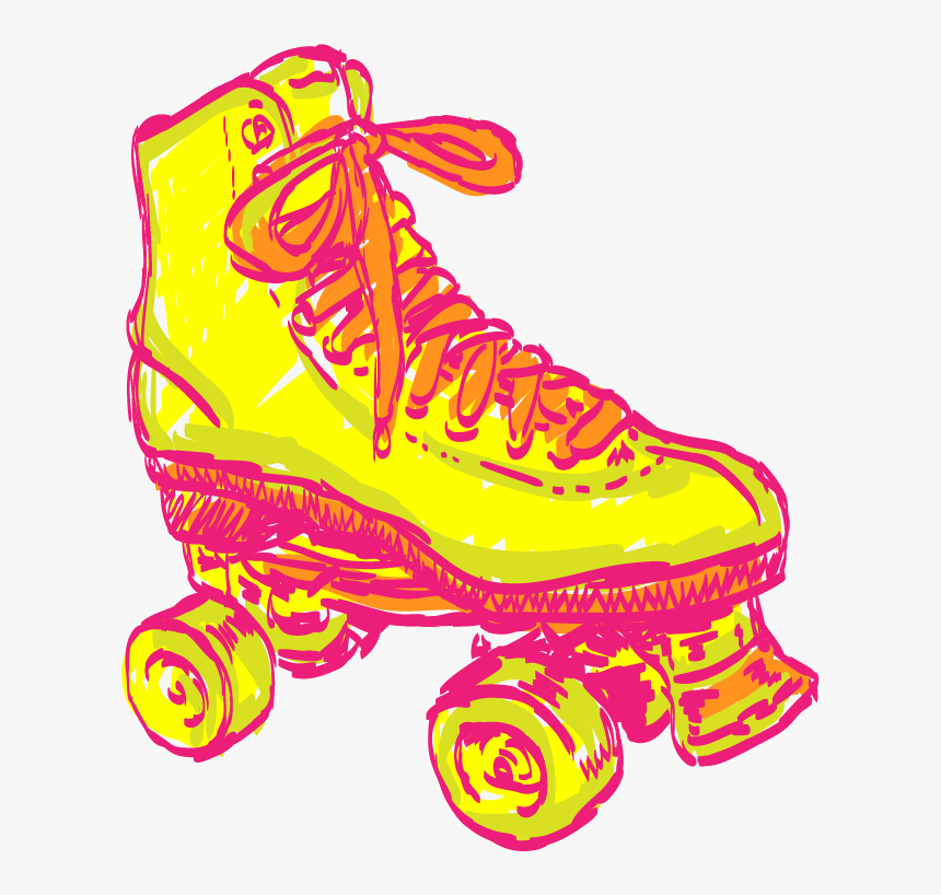 Transparent Roller Skating Clipart Black And White - Roller Skates Png Illustration, Png Download, Free Download