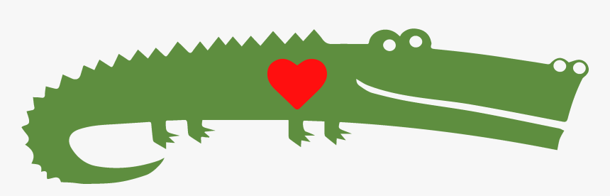 Florida Clipart Alligator - Alligator In Love Clip Art, HD Png Download, Free Download