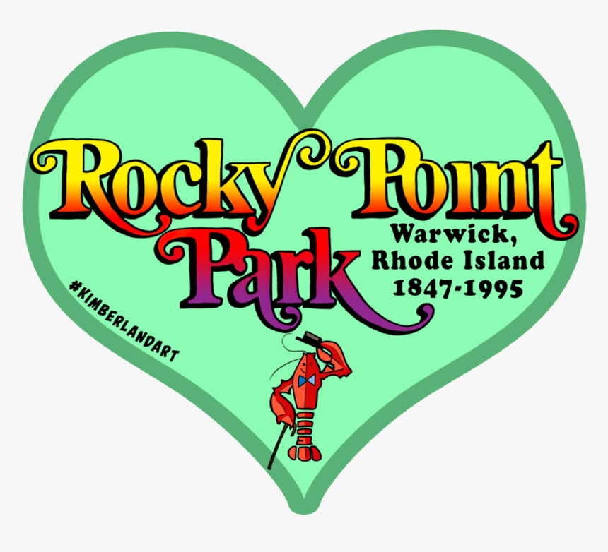 Rip Rocky Point Park Car/fridge Magnet , Png Download - Heart, Transparent Png, Free Download