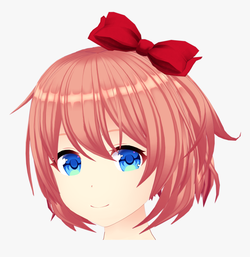 Moyonote Doki Doki Literature Club Mmd Models , Png - Mmd Yuri Doki Doki, Transparent Png, Free Download