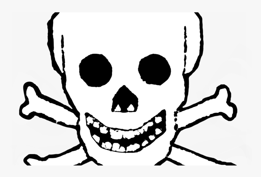 Skull And Crossbones Transparent Background - Bhoot Png, Png Download, Free Download