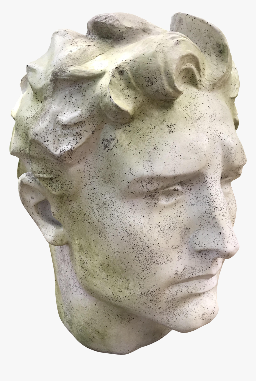 Roman Statue Head Png - Bust, Transparent Png, Free Download