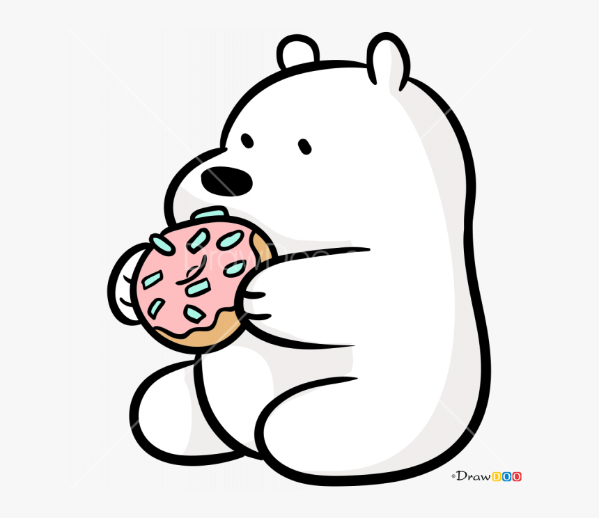 Grizzly Drawing We Bare Bears Transparent & Png Clipart - We Bare Bears Drawing Easy, Png Download, Free Download