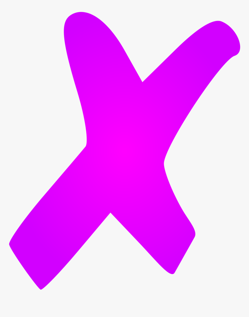 File - Pink X - Svg - Transparent Background Cross Mark, HD Png Download, Free Download