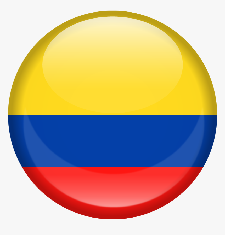 Bandera De Colombia Redonda , Png Download - Bandera Colombia Png Transparente, Png Download, Free Download