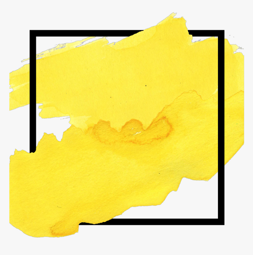 Shape Watercolor Yellow Freetoedit - Yellow Background For Picsart, HD Png Download, Free Download
