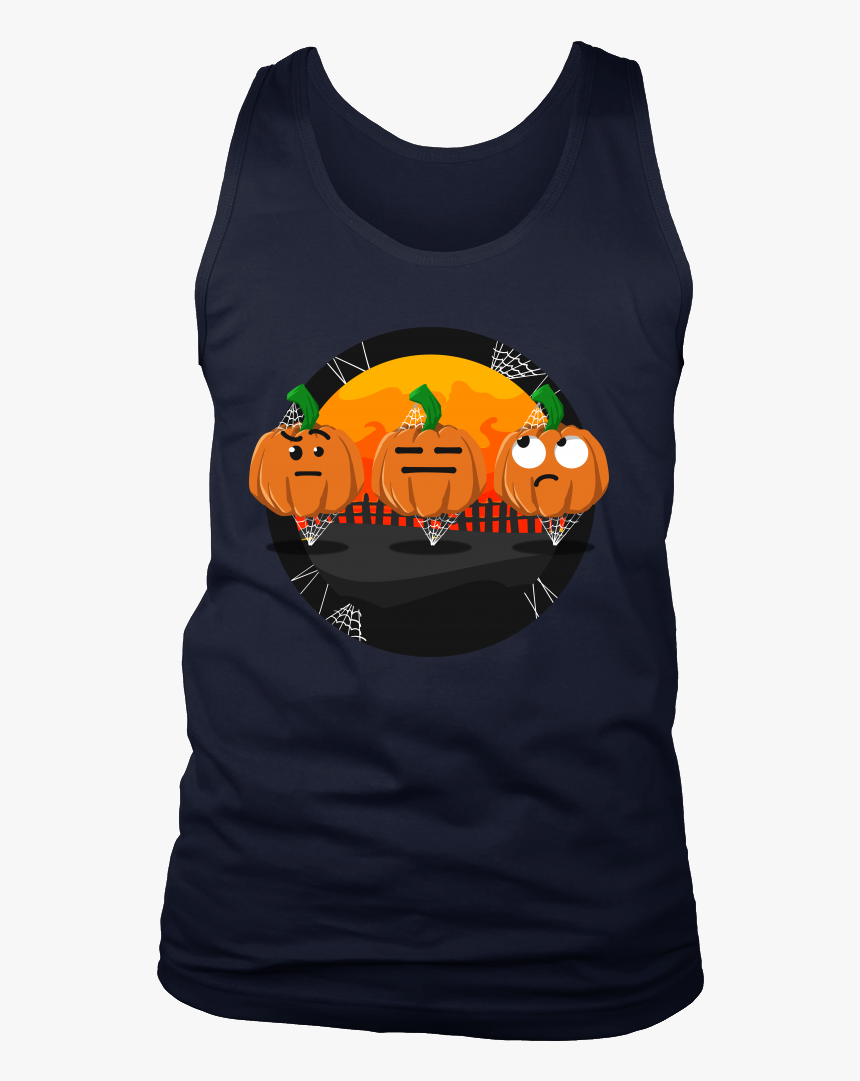 Funny Cartoon Fruit Feeling Confused Pumpkin Face Men"s - Pumpkin, HD Png Download, Free Download