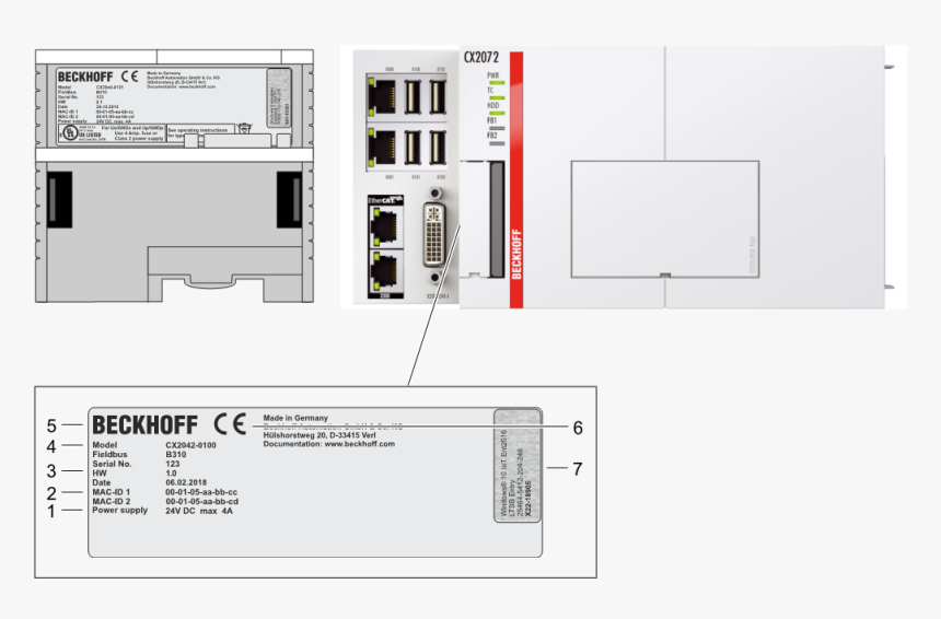 Cx20x2 Typenschild Lokalisierung - Floor Plan, HD Png Download, Free Download