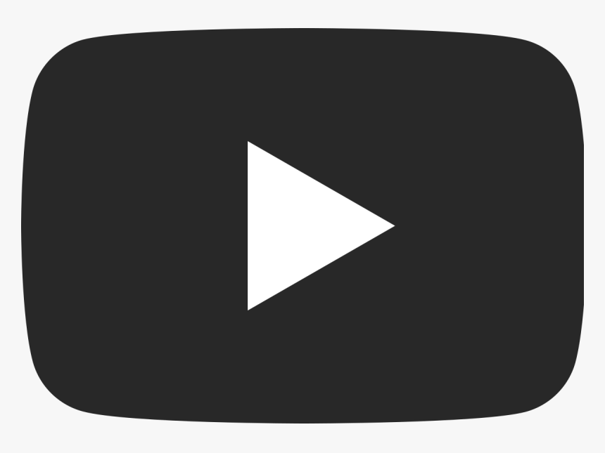 Youtube Logo Black Png, Transparent Png, Free Download