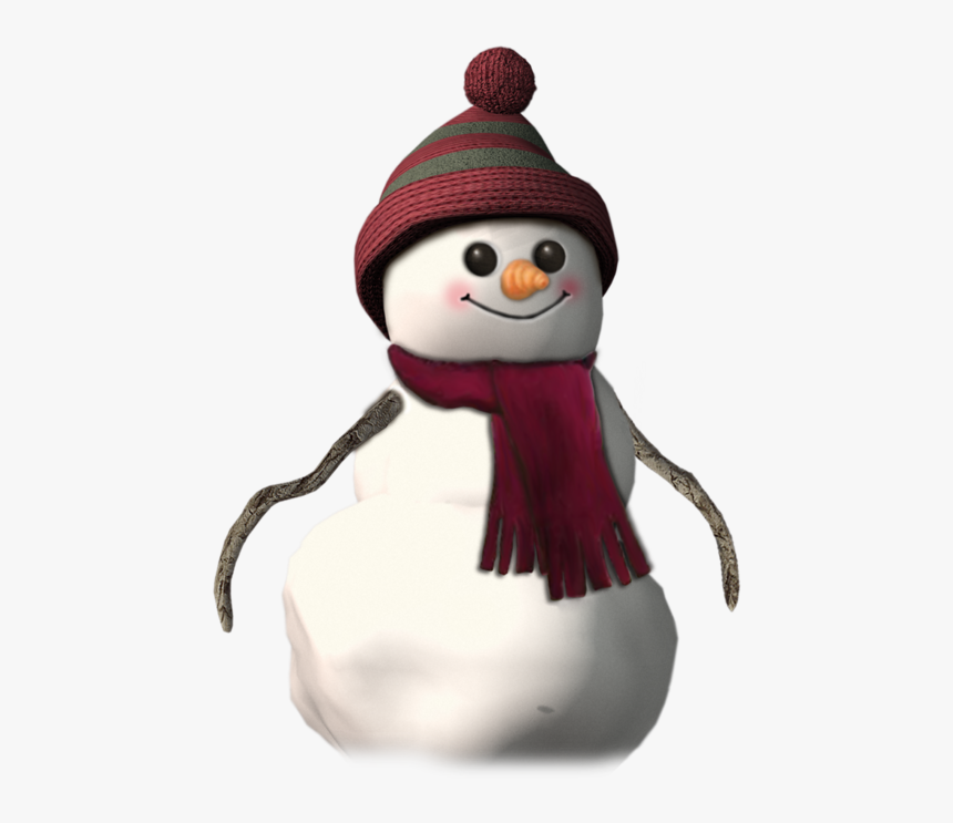 Snowman 3d Computer Graphics - 3d Snowman Png, Transparent Png, Free Download