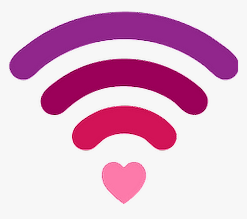 Heat Love Amore Pink Wifi Tumblr Freewifi Internet - Wifi Png, Transparent Png, Free Download