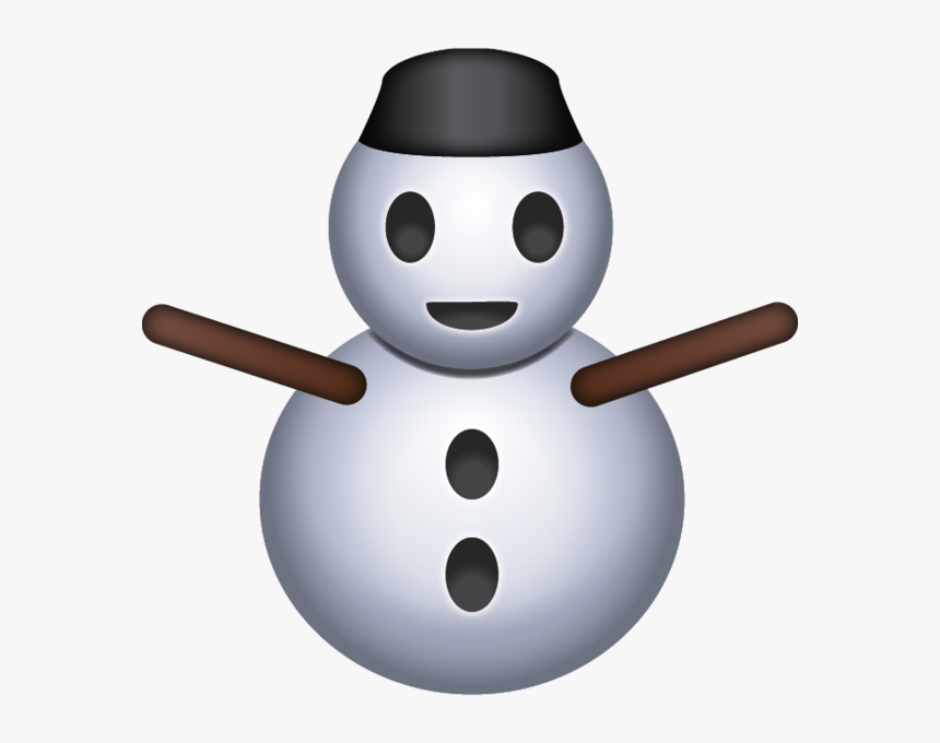 Snowman Emoji Png, Transparent Png, Free Download