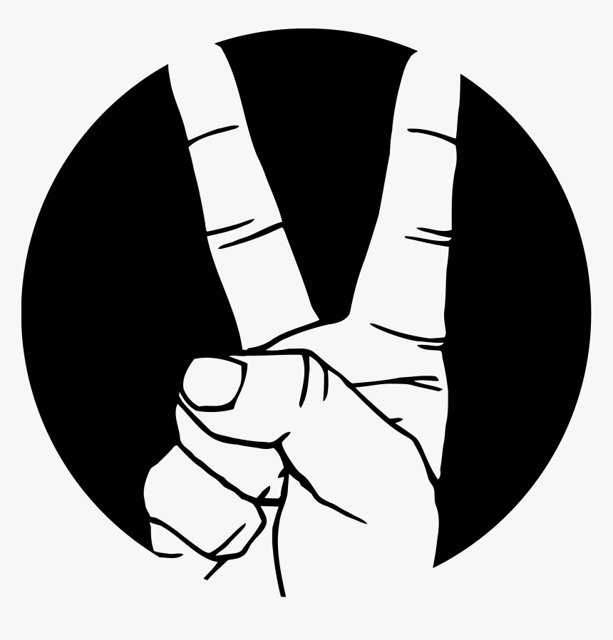 Mb Hand Flashing Peace Sign, HD Png Download, Free Download