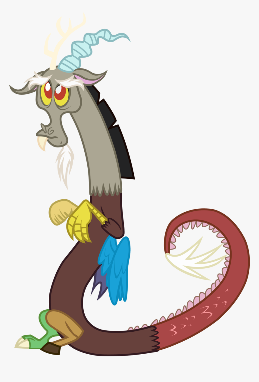 Mlp Discord Sad Vector , Png Download - My Little Pony Discord Sad, Transparent Png, Free Download