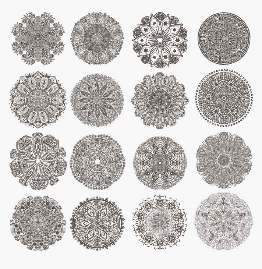 Vector Laces Mandala - Nehru Zoological Park, HD Png Download, Free Download