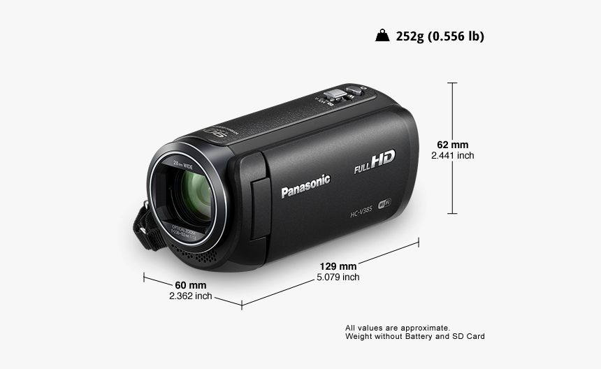 Panasonic Hc 380, HD Png Download, Free Download