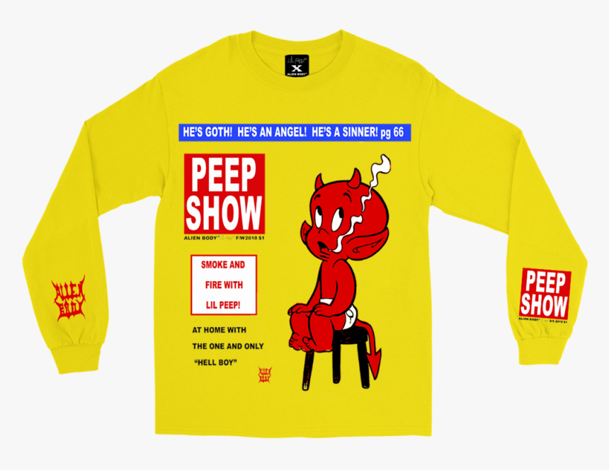 Transparent Lil Peep Png - Lil Peep Peep Show Shirt, Png Download, Free Download