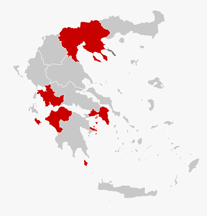 1200px-cov#19 Outbreak Cases In Greece - Covid 19 Greece Map, HD Png Download, Free Download