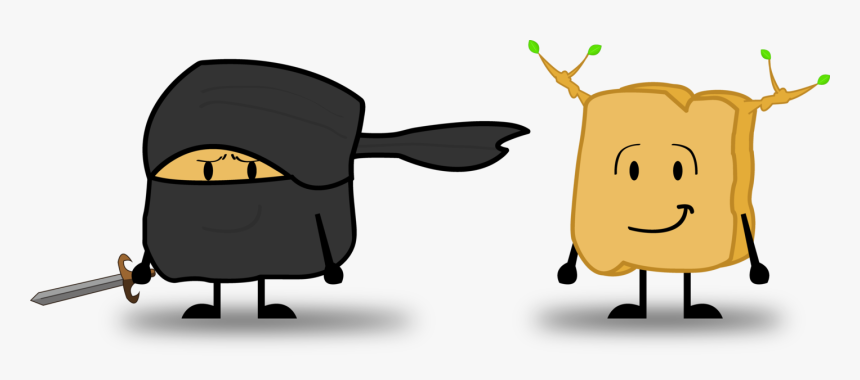 Ninja Woody And Brave Woody By F T Bing Lin - Bfdi Woody X Teardrop, HD Png Download, Free Download