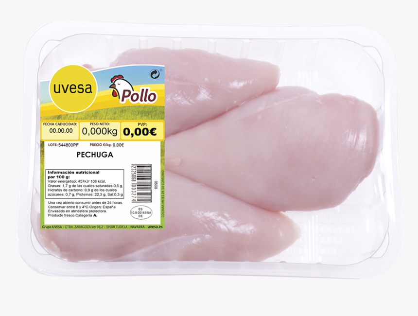 Pechuga De Pollo Mercadona Informacion Nutricional, HD Png Download, Free Download
